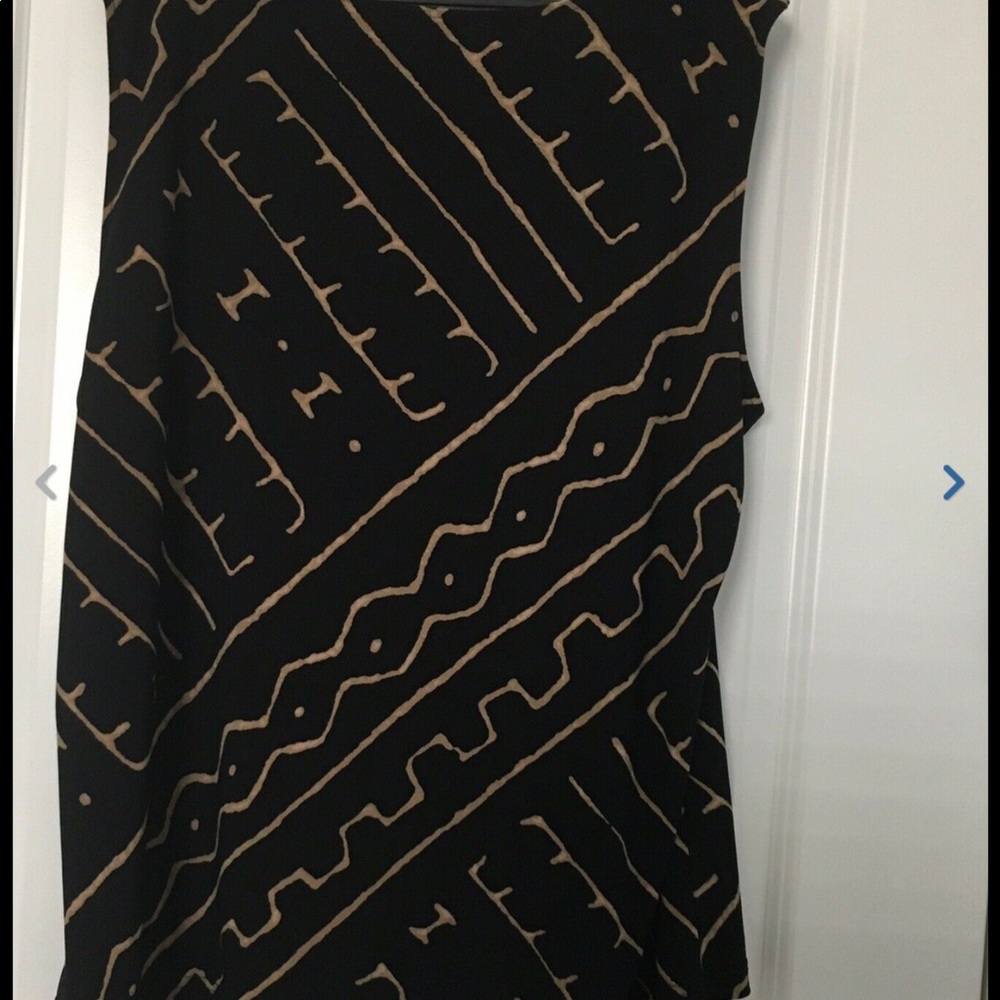 CHAPS Sleeveless Drape Neck Top - Picture 2 of 4